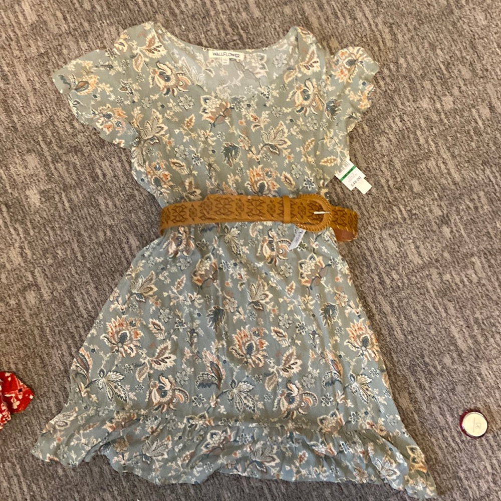 Dress and belt